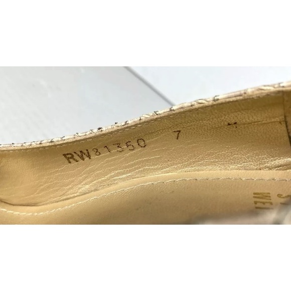 Stuart Weitzman Pointed Snakeskin Pumps Leather - Picture 10 of 10